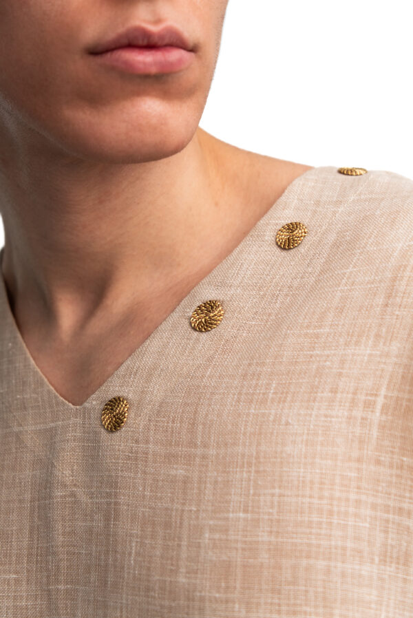 Sunlit Sands Linen Attire - Image 3